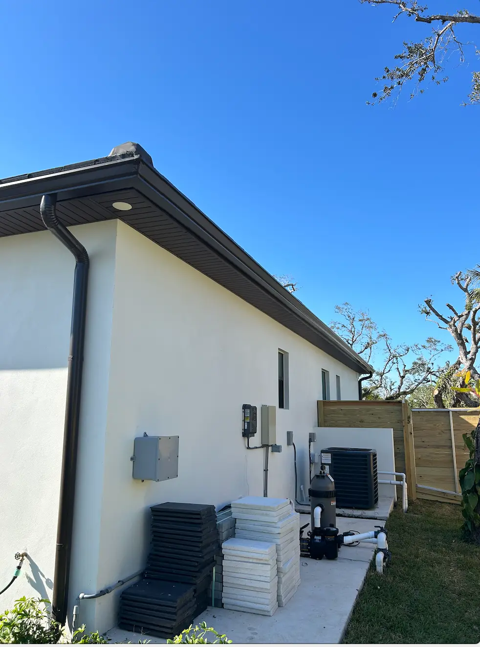Downspout & Fascia Run
