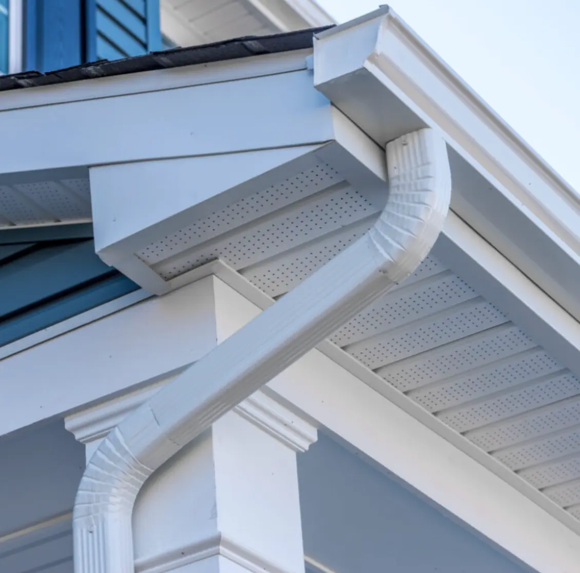 Aluminum Gutters installed by Samson Brothers